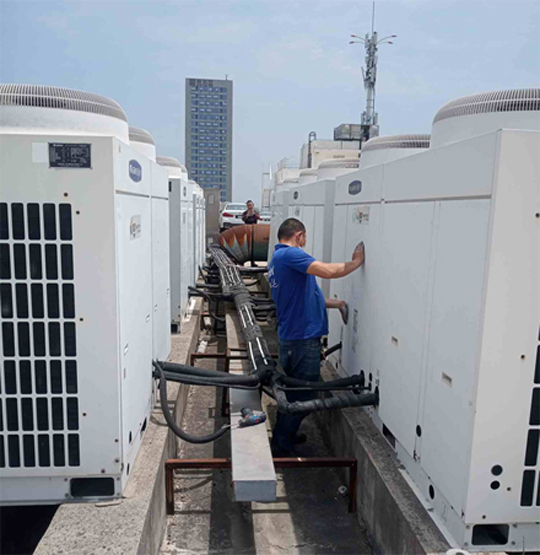 开原中央空调制热和不制冷系统维修方法